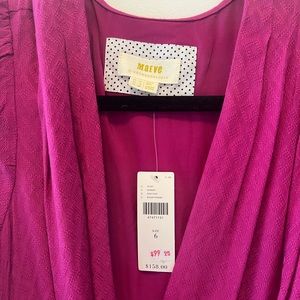 BNWT Anthropologie faux wrap dress, tulip hem